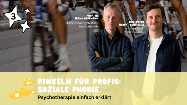 Logo Podcast Psychotherapie einfach erklärt, Folge 3 Pinkeln für Profis