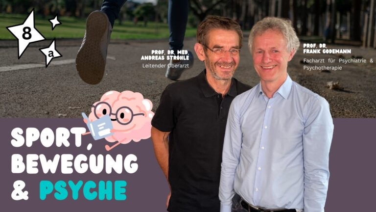 Logo Podcast Psychotherapie einfach erklärt, Folge 8a Sport, Bewegung & Psyche