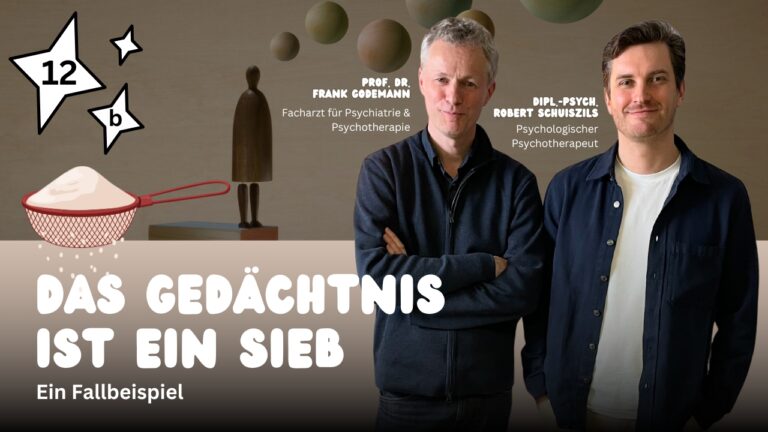 Logo Podcast Psychotherapie einfach erklärt, Folge 12b Das Gedächtnis ist ein Sieb